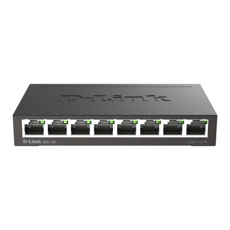 D-Link DGS-108E 8-Port Gigabit Switch - High-Speed Connectivity for Your Network!